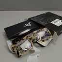 JM 3 Pack Reading Glasses for Women Men, Fashion Square Blue Light Blocking Readers 2.75