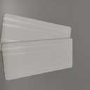 2PCS Water Absorbing Stone Tray,Quick Drying Stone Sink Tray,Water Absorbent Diatomite Coasters for Bathroom Counter and Kitchen Sink, Used for Hand Soap Dish Cosmetic Bottles Toothbrush Holders (2pcs 2110cm White Stripe)