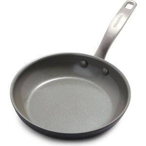 GreenPan Chatham Hard Anodized Healthy Ceramic Nonstick, 8" Frying Pan Skillet, PFAS-Free, Dishwasher Safe, Oven Safe, Gray