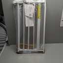 Regalo Safety 29-38.5" Baby Gate for Doorways & Bottom of Stairs, Pressure Mounted Baby Gate with Door for Babies, Toddlers & Pets, Tested & Safe for 30 Years, American Designed, American Owned, White