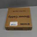 YASONIC Shower Caddy Corner, 3-Pack Adhesive Rustproof Stainless Steel Shower Shelves with Soap Holder, No Drilling Shower Organizer Corner for Dorm, Renters Bathroom, Black