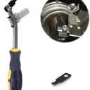 Shaft Type Seal Puller, Universal Seal Removal Tool for Camshaft and Crankshaft Seals with Adjustable Locking Fulcrum
