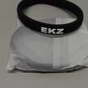 EKZ High-Elastic Silicone Patella Strap: Ergonomic Knee Band for Patellar Tendon Support, Pain Relief, Anti-Slip Design for Tendonitis, Running, Basketball, Jumping Sports, Unisex, 2-Pack (Black M)