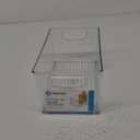 iDesign Stackable Pantry Bin with Handles - Organizer Bin for Fridge, or Freezer, Clear, Made in USA (No Size)