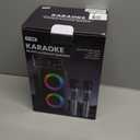 Bluetooth Speaker with 2 Wireless Microphones - Big Party Speaker for Adults Kids Karaoke with Lights - Portable Rechargeable Floorstanding Speakers Support TWS/AUX/USB/TF Card for Home Party Gift