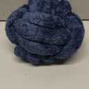 Knot Pillow - Throw Pillows Room Décor Couch Pillow for Living Room Relieve Stress, Decorative Pillows Round Knot Cushion Pet Toy, Navy 8 Inch