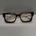 livho Oversized Eyewear Frame for Woman and Men - Rectangle Fashion Glasses for Computer, Chic Preppy Frame