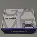 FCHOZY 2026 Upgraded Retro Gaming Console, Classic Video Games with 4K HDMI, 20,000+ Games and 23 Emulators, Nostalgia Game Stick Pro, Upgraded Dual 2.4G Wireless Controllers 64GB (White)