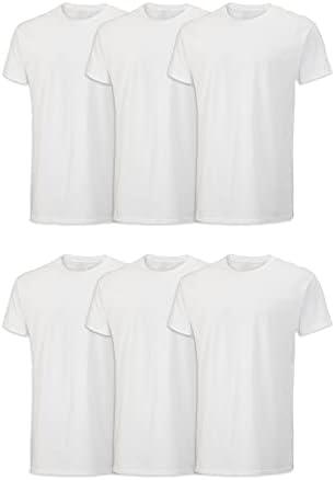 Fruit of The Loom Men's Crew Tee Undershirts, Moisture Wicking & Tag Free, Also in Big & Tall, Medium