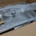 GarveeHome Roll Top Chafing Dish for Buffet, 9QT Retangle Stainless Steel Food Warmer Server with Visible Lid Water Pan Stand Fuel Holder Clip,for Parties, Birthday, Hotels and Weddings, Gold