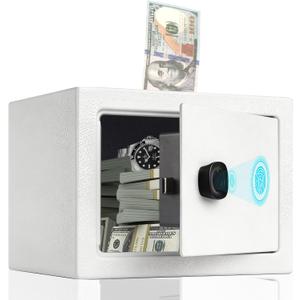 Fingerprint Piggy Bank Safe for Adult, Biometric Large Metal Money Bank, Boy and Girl Coin Jar for Honeymoon Trips, Birthday Gifts, College Funds, Car Funds, Home Savings