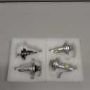 Compatible with 2011 2012 2013 2014 Hyundai Sonata Hi/Lo Beam; 6000k White Light,H7 high beam and H7 Low Beam,Turn Signal Bulbs(Pack of 4)