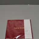 Lamare Wedding Guest Book  Elegant Guest Book for Party, Baby Shower Guest Book & Polaroid Guest Book for Wedding (Burgundy)