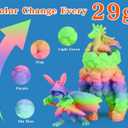 Goto Guard Matte Rainbow PLA Filament Multicolor, Gradient Rainbow PLA Filament 1.75mm, Color Changing PLA with Pink Green Blue Purple, 3D Printing Filament for Most 3D Printer 1KG(2.2lbs)/Spool