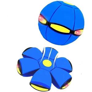 Magic Meta Ball,Magic Bouncing Ball,Metaball Flying Saucer,Pet Flying Saucer, Foldable, Dual Form Free Switching, Suitable for Indoor & Outdoor Use (Blue)