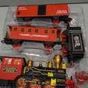 Letapapa Train Set, Christmas Train Sets for Under The Tree, Electric Train Toy for Boys & Girls, Toy Train w/Steam Locomotive, Tracks, Lights & Sound, for 3 4 5 6 7 8+ Year Old Kids