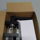 JO.KO Entry Door Lock Set, Square Door Lever for Bedroom, Passage Door Privacy Locking Interior/Exterior Entry Door Knob/Heavy Duty (1 Pack, Matte Black)