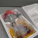 HEI Distributor 65K Coil with Spark Plug Wires 9000RPM, HEI Distributor for Chevy 350 Replacement for SBC BBC GM 283 305 307 327 400 454 Small/Big Blocks V8