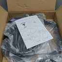 JOPBENG 3 Packs Wall Planters for Indoor Plants, 7.9inch Metal Wall Plant Holder Hanger Wall Decor, Wall-Mounted Hanging Planters Window Plant Shelves Outdoor(Black)