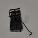 Toothbrush Holders for Bathrooms, Carbon Steel Tooth Brushing Holder Electric Toothbrush and Toothpaste Organizer Bathroom Accessories for Countertop, Shower, Sink, 5 Slots, Matte Black (Large)