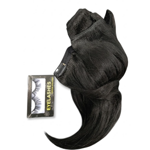 Keira Human Hair Extensions Shoulder Length 12" Full Head Set, Natural Colors