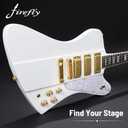 Firefly FFDB Electric Guitar White Color
