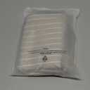 MooMee Bedding Pillowcases Striped Pack of 2 100% Washed Cotton Linen Like Textured Breathable Durable Soft Comfy (Tannish Linen Grey White Wide Stripes, Queen)