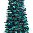 Cross-Border Folding Christmas Tree, Retractable Christmas Tree, Round Piece Madder, Decorative Tree, Wool Strip Tree, Ornament Tree