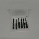 6-Piece 8-32NC Combination Drill Tap Countersink Bit Set SAE, Made of High-Speed Steel with Anti-Rust Blackened Coating, Ideal for Soft Metal, Wood & Plastic, 8-32NC Thread Size, 1/4 Hex Shank