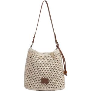 Summer Knitted Shoulder Bag bags for 2025, Bohemian Hobo Beach bag Casual Designer Purse for Women