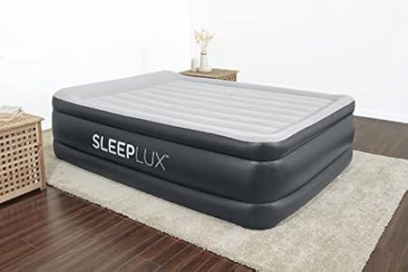 SLEEPLUX Durable Inflatable Air Mattress with Builtin Pump, Pillow and USB Charger