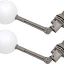 2 Pieces 1 Inch Water Float Valve with Adjustable Arm Automatic Fill Float Ball Valve for Livestock Water Tank Fountains