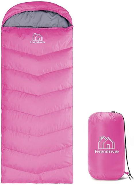 XL Size Upgraded Version of Camping Sleeping Bag 4 Seasons Warm and Cool, Lighter Weight, Adults and Children Can Use Waterproof Camping Bag, Travel and Outdoor Activities (86.6" x 33.46")