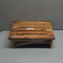 Holana 3.5in Height Wooden Step Stool for Adults (Fully Assembled) - 500 Lbs One Step Stools for High Bed Riser - Small Stepping Stool for Elderly, Seniors, Kid/Bathroom, Bed, Kitchen (Acacia Wood)