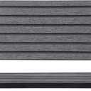 2 PCS Water Absorbent Diatomite Coasters (9.5" x 4"), Grooved Design, Water Absorbing Stone Used for Hand Soaps & Plants & toiletries in The Modern Home (Dark Grey)