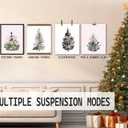 foedor Coquette Pink Bow Themed Gifts Prints,Pine Tree Decor,Pink and White Room Decor,Pine Tree Wall Art for Home Office,Coquette Wall Decor for Holiday Bathroom Bedroom,12x16,Set of 4