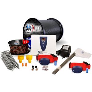 Underground Electric Dog Fence Ultimate - Extreme Pro Dog Fence System for Easy Setup and Maximum Longevity and Continued Reliable Pet Safety - 2 Dog | 1000 Feet Pro Grade Dog Fence Wire