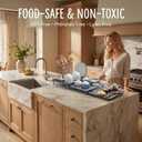 3-Pack Diatomaceous Earth Mat, Large Stone Drying Mat for Kitchen | Nesting Diatomite, Quick Dry, Non Slip, Heat Resistant15.75"11.81" & 13.19"11.81" & 10.75"11.81"