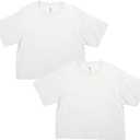 American Apparel Women's Fine Jersey Boxy Style G102 T-Shirt (2-Pack) (S)