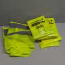 PeerBasics Safety Vests 10 Pack - Yellow Reflective High Visibility, Hi Vis Silver Strip, Men Women, Work, Cycling, Runner, Surveyor, Volunteer, Crossing Guard, Road, Construction, Neon (Mesh, 10)
