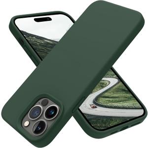 OTOFLY for iPhone 14 Pro Max Case [Compatible with MagSafe] Full-Body Silicone Shockproof Slim Thin Phone Case for iPhone 14 Pro Max 6.7 inch (Forest Green)