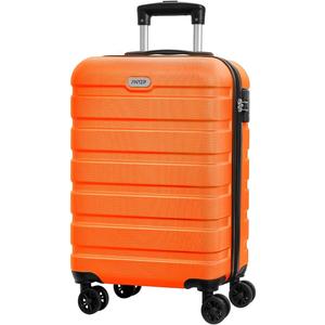 AnyZip Luggage PC ABS Hardside Lightweight Suitcase with 4 Universal Wheels TSA Lock Carry-On 20 Inch Orange