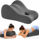 Memory Foam Furniture Pillow Pillowcase Suitable for Home Use, Ideal for Sitting and Lying, Foam Pillow Modern and Simple Style - Black