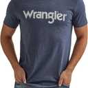 Wrangler Men's Short Sleeve Graphic T-Shirt (XX-Large, Navy Heather)