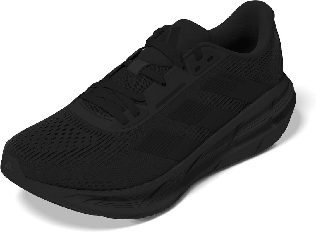Adidas Men's Questar 3 Running, Black/Black/Grey, 13