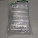 Qeirudu 50 Pack Mini Slanted Dessert Cups with Spoons - 2.2 oz Plastic Parfait Cups Reusable Shooter Glasses Small Serving Cups for Tasting Party Desserts Appetizer