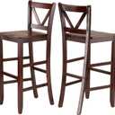 Winsome Victor Stools, 29", Brown