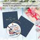 Hockey Coach Ornament 2025 - Appreciation Hockey Coach Gifts for Women Men, Ice Hockey Ornament for Christmas Tree, Inspirational Gifts for Coaches Leader Mentor Inspirer Supporter Teacher Trainer Dad