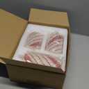 Baquler 3 Pcs Christmas Flameless Pillar Candles LED Candy Cane Peppermint Stripe Red and White Glitter Battery Operated Candles for Xmas Holiday Centerpiece Home Party Decor