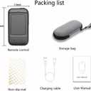 Phone Remote with Touchpad for TikTok, Bluetooth Page Turner for Kindle App, Mini Mouse for iPhone, iPad, Android Devices. Cellphone Camera Photo/Video Remote Control, Carrying Case Included